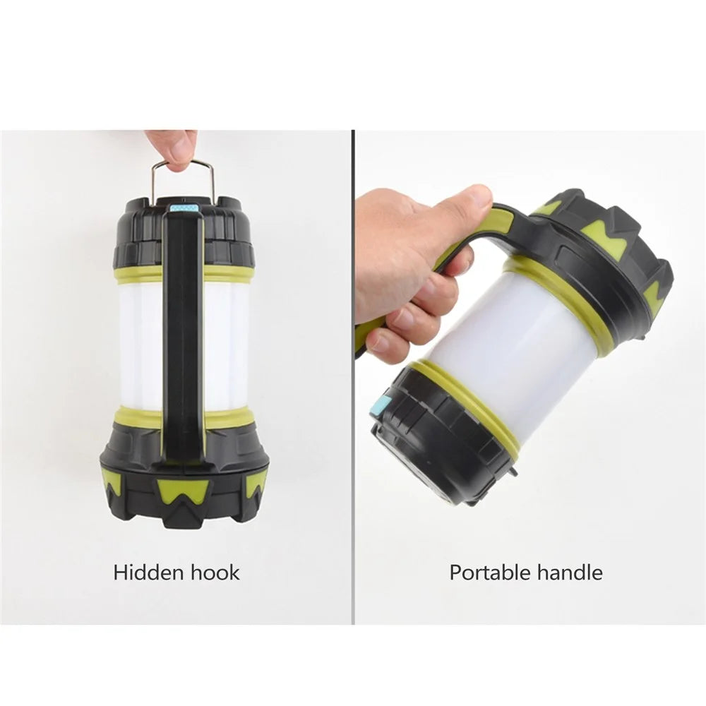 Outdoor Camping Light with Charging Indicator Night Fishing Emergency Flashlight Portable Searchlight Long-beam Headlight Illuminated Sidelight 6 Gears - 4