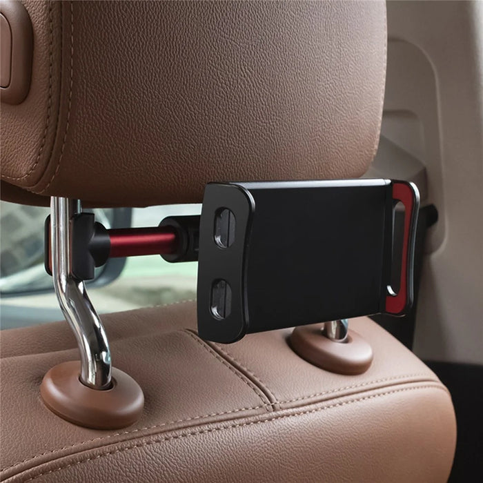 4-10.5 inch Phone Tablet Holder Car Tablet Holder Backseat Headrest Phone Stand - Black - 5