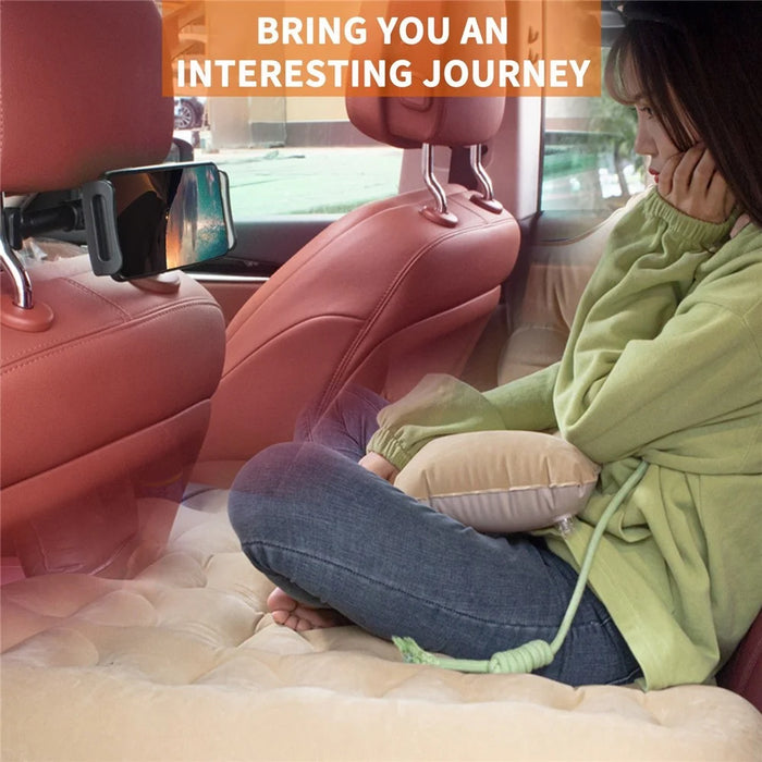 4-10.5 inch Phone Tablet Holder Car Tablet Holder Backseat Headrest Phone Stand - Black - 6