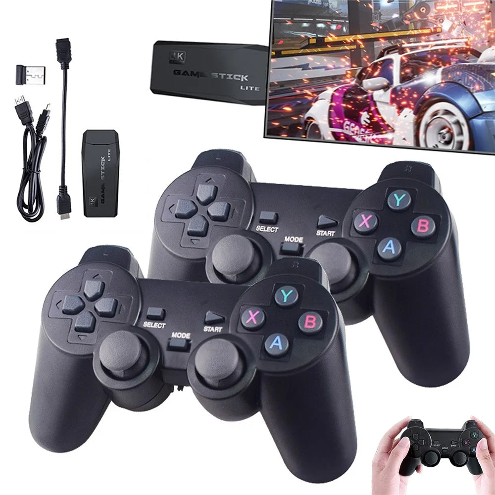 Y3 Lite Video Game Console HD Classic Dual 2.4G Wireless Controllers Game Stick Built-In 10000 Games - 32G - 1
