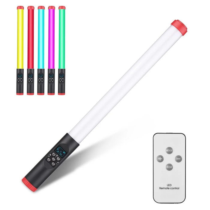 Portable Handheld RGB Tube Light IPX8 30M Waterproof 3000K-6000K Dimmable LED Light with Remote Control Carry Bag for Vlog Live Streaming Underwater Photography - 5