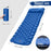 Camping Mat Ultralight Inflatable Sleeping Mattress Hiking Trekking Portable Travel Waterproof Sleeping Folding Bed with Air Pillow - Orange - 2