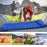 Camping Mat Ultralight Inflatable Sleeping Mattress Hiking Trekking Portable Travel Waterproof Sleeping Folding Bed with Air Pillow - Orange - 3
