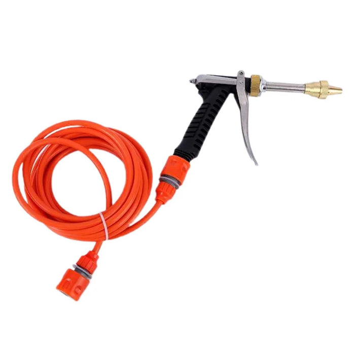 Portable Car High Pressure Washer 12V Water Pump Jet Wash Cleaner Hose Van Kit - 5