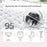 Portable Washing Machine Laundry Barrel Washer Underwear Socks Washer Mini Personal Rotating Ultrasonic Turbine Washer - White - 6