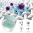 Portable Washing Machine Laundry Barrel Washer Underwear Socks Washer Mini Personal Rotating Ultrasonic Turbine Washer - White - 7