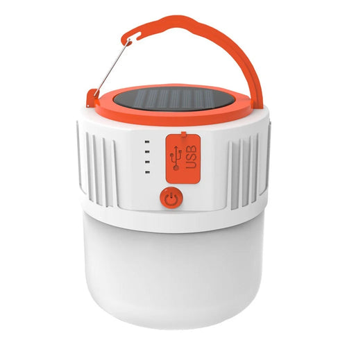 USB Solar Power Portable Lantern Mobile Light with 24Pcs Lamp Beads for Outdoor Camping Accidental Outage Use - Multicolor/Type 1 - 1