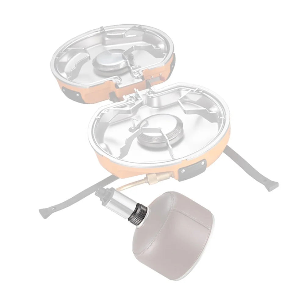 Camping Stove Adapter Outdoor Propane Gas Device Connector Gas Small Tank Converter for for Outdoor Camping Hiking Picnic - 7