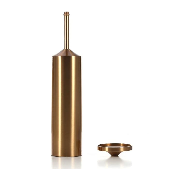 Candlestick with Long Pole Metal Pillar Candlelight Dinner Romantic Candle Holder Home Decor - 2