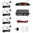 Digital Display Car Sensor Backup Reverse Rear View Radar Alarm Safety System Kit - Black - 4