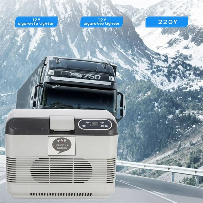 15L Fridge Car Refrigerator Freezer Portable Car Cooler Keep Warm and Cool Dual-use Quick Refrigeration for Home Picnic - US Plug - 3