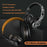 B1 Bluetooth-compatible 5.0 Wireless Sports Headphone Foldable Hands-free Headset Rechargeable Wireless/Wired Headphone Support TF Card/FM - Red - 6