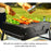 Foldable Charcoal Grill Portable BBQ Grill 13.8x10.6x7.9in for Travel Outdoor Cooking Camping Grill Picnic Patio Backyard - 3