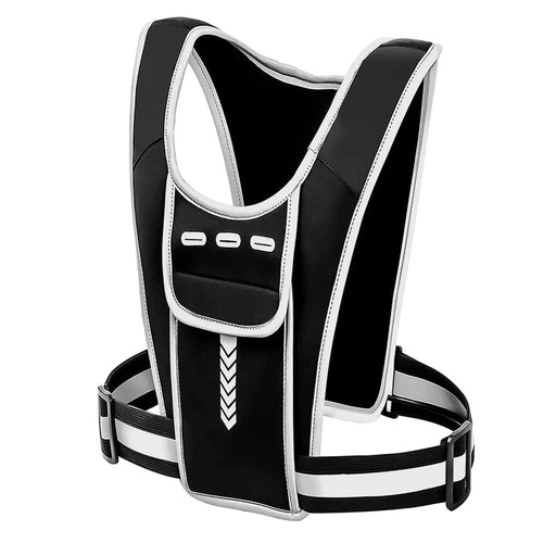 Outdoor Sports Chest Bag Tactical Chest Bag Reflective Vest Workout Gear for Running Hiking Cycling - 1