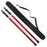 2Pcs Telescoping Tarp Poles Adjustable Tent Poles Lightweight Aluminum Tent Poles Replacement for Camping Backpacking Hammocks Shelters - Red - 1