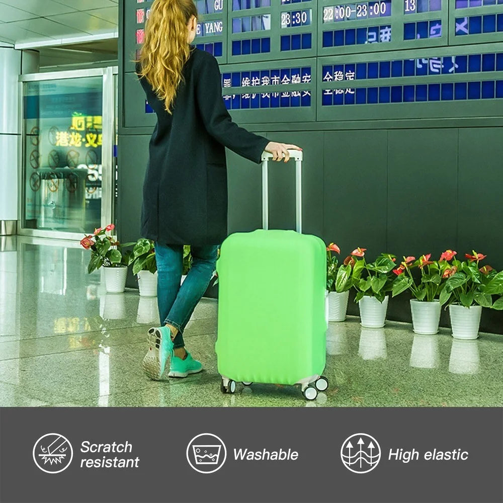 Travel Luggage Cover Washable Suitcase Protector Bag Dustproof Anti-Scratch Baggage Cover - L - 2