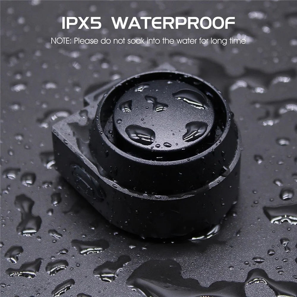 Electric Bike Horn Bell 115dB Loud Bicycle Bell IPX6 Waterproof Wireless Ring Bike Bells USB Rechargeable Bicycle Horn with 5 Sound Modes 3 Vibration - 7