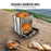 Wood Stove Charcoal Grill Stainless Steel Barbecue Tool Kit for Camping Outdoor Cooking Picnics Beach Hiking Party (No FDA Certificate) - 5