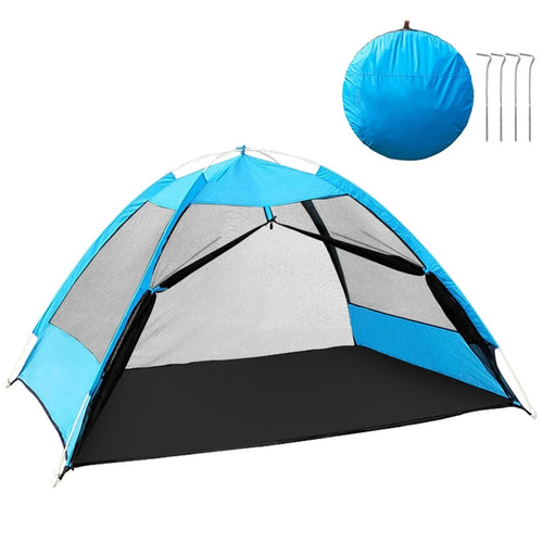 2 Person Pop-up Tent Automatic Instant Setup Family Cabin Tent Beach Leisure Net for Camping Hiking Traveling Mountaineering - 1