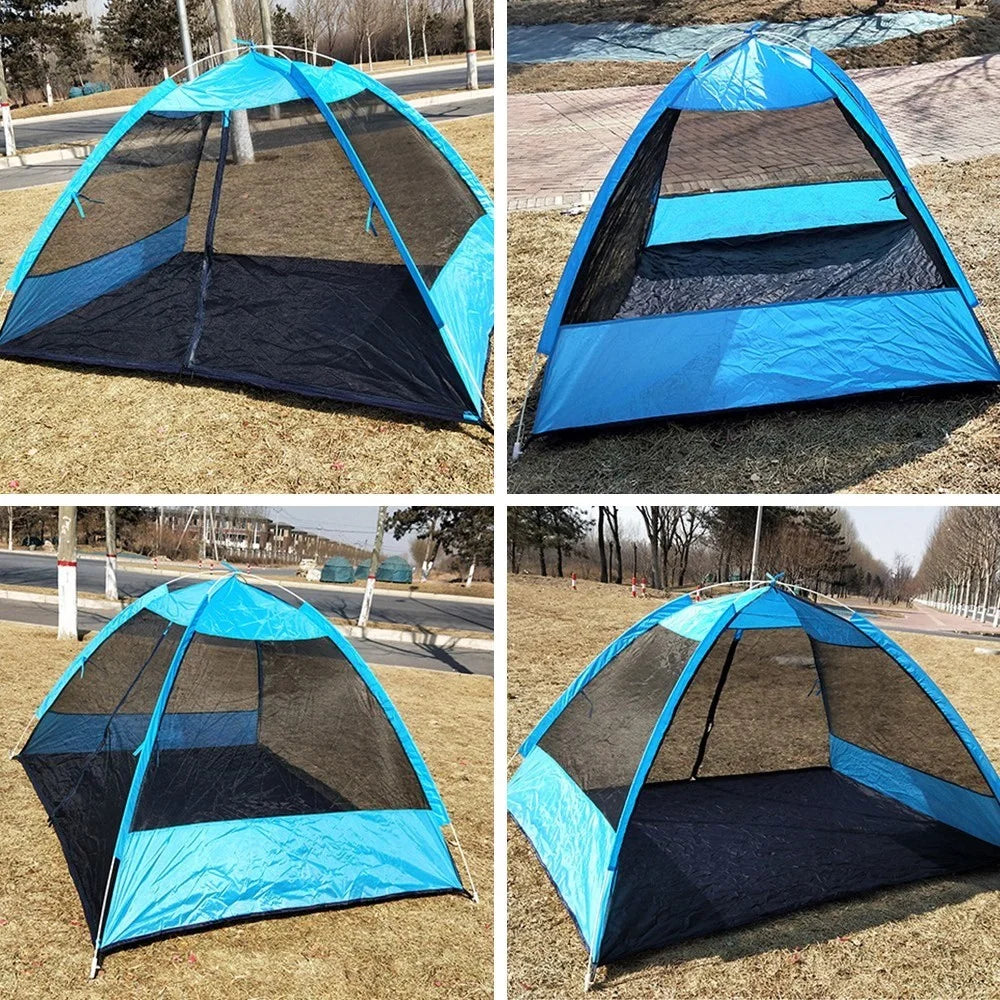 2 Person Pop-up Tent Automatic Instant Setup Family Cabin Tent Beach Leisure Net for Camping Hiking Traveling Mountaineering - 7