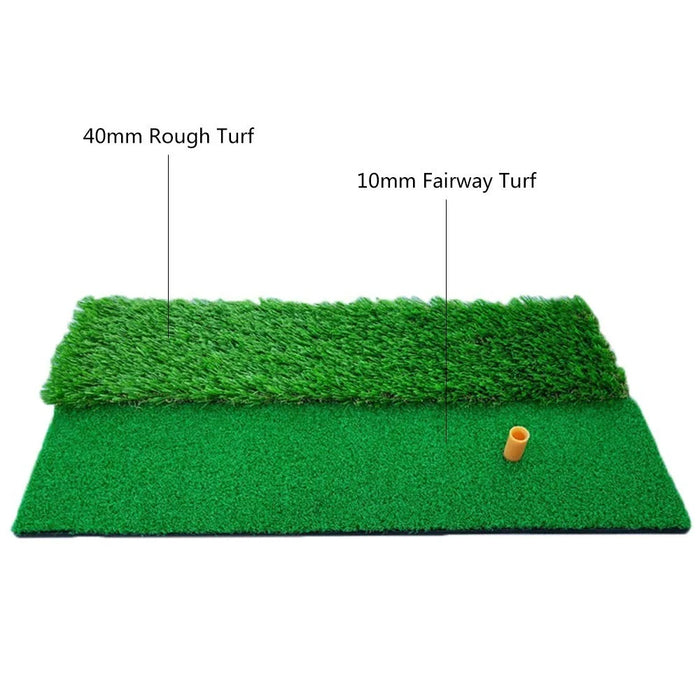 Reaction Golf Mat Turf Indoor/Outdoor Pad Mini Golf Practice Training Aid with Tee for Hitting Chipping - 6