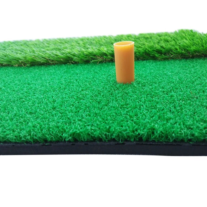 Reaction Golf Mat Turf Indoor/Outdoor Pad Mini Golf Practice Training Aid with Tee for Hitting Chipping - 7