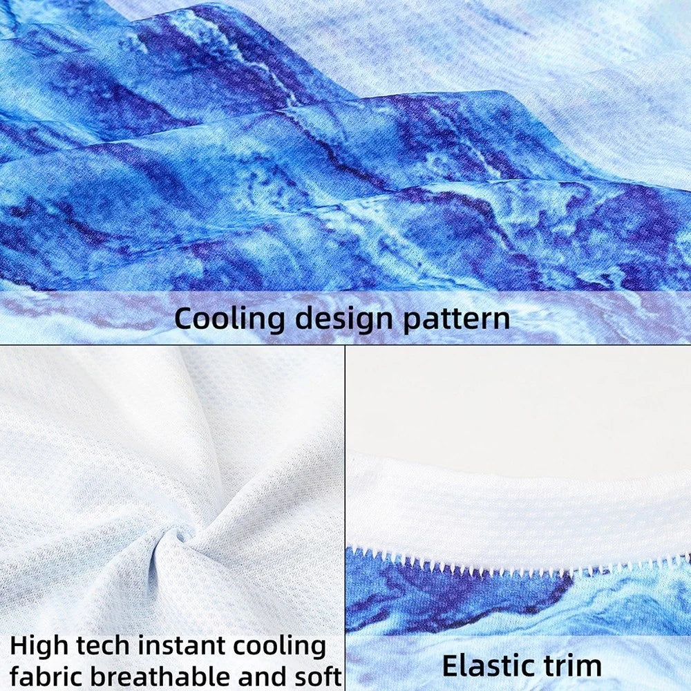 DOGLEMI Pet Summer Cooling Shirt Breathable Vest Puppy Sweatshirt Dog Clothes - M - 6