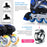 1 Pair Adjustable Roller Skates Children Flash Inline Skates Shoes Children Teens Beginner Advance - Size: M - 7