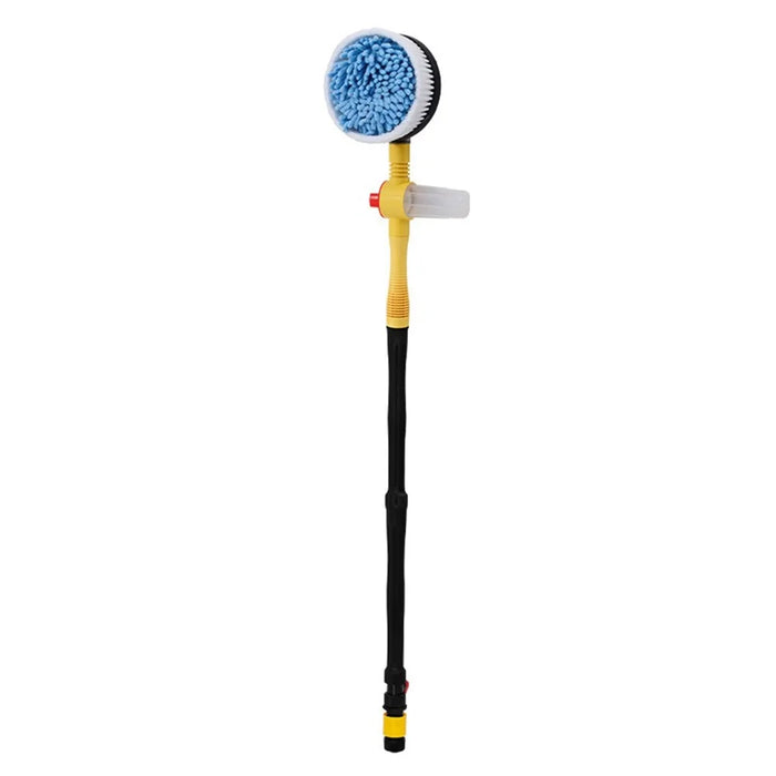 Car Wash Brush High-pressure Foam Car Cleaning Kit 360-degree Spin Car Wash Mop Detachable and Extendable Scrub Brush for Car Home Cleaning and Garden Use - 2