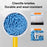 Car Wash Brush High-pressure Foam Car Cleaning Kit 360-degree Spin Car Wash Mop Detachable and Extendable Scrub Brush for Car Home Cleaning and Garden Use - 7