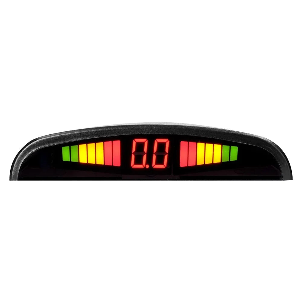 Car Parking Sensor Warning Buzzer Rear Reversing Radars System with 4 Parking Sensors Distance Detection LED Distance Display - Black - 4