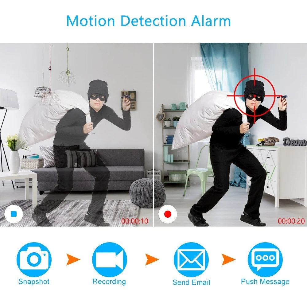 HISEEU 3.0MP IP Camera Security Monitor Camera IP66 Waterproof Surveillance Webcam Devices with Intelligent Motion Detection/Alerts System for Home Office - Black - 2