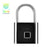 Smart Fingerprint Padlock Small Size Padlock Cabinet Fingerprint Lock Mini Fingerprint Lock - Black - 1