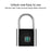 Smart Fingerprint Padlock Small Size Padlock Cabinet Fingerprint Lock Mini Fingerprint Lock - Black - 3