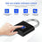 Smart Fingerprint Padlock Small Size Padlock Cabinet Fingerprint Lock Mini Fingerprint Lock - Black - 4