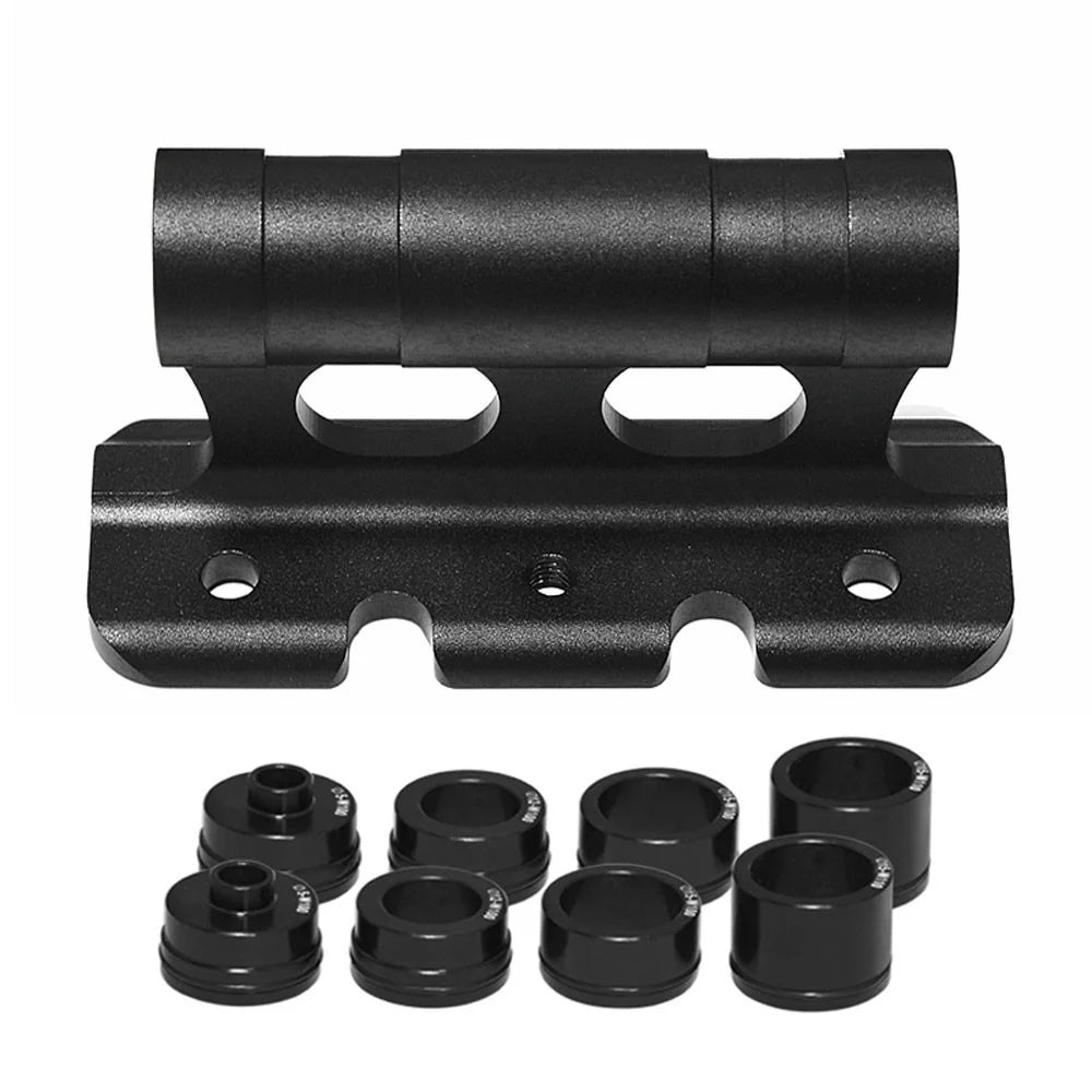 Aluminum Alloy Bike Fork Mount Quick Release Thru Axle Carriers Front Fork Block Car Roof Rack Carriers for 5x100mm 12x100mm 15x100mm 15x110mm - 1