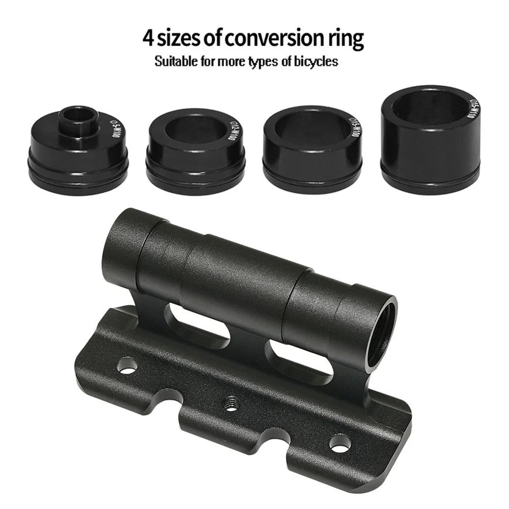 Aluminum Alloy Bike Fork Mount Quick Release Thru Axle Carriers Front Fork Block Car Roof Rack Carriers for 5x100mm 12x100mm 15x100mm 15x110mm - 6