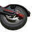 YSANAM Scooter Storage Bag Rainproof Electric Scooter Handlebar Bag with Multifunctional Disc Brake Lock for Kick Scooters Folding Bike Kick Board - Black - 6