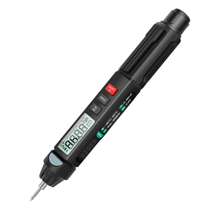ANENG A3007 Pen Multimeter 6000 Counts Digital Voltage Tester with LCD Display Backlight Flashlight NCV Auto-off for Current Resistance Capacitance Diode Continuity Testing Tool - 7