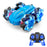 RC Stunt Car for Kids 2.4GHz 4WD Electric Car Toy 30km/h Double Sided 360-degree Rotating Vehicles with Light Effect - Blue - 1