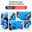 RC Stunt Car for Kids 2.4GHz 4WD Electric Car Toy 30km/h Double Sided 360-degree Rotating Vehicles with Light Effect - Blue - 3