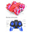 RC Stunt Car for Kids 2.4GHz 4WD Electric Car Toy 30km/h Double Sided 360-degree Rotating Vehicles with Light Effect - Blue - 6