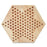 Chinese Checker Classic Original Game Set Rubber Wooden Board Game Strategy Game for Kids Adults - 7
