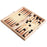 3-in-1 Multifunctional Wooden Chess Set Folding Chessboard Game Draughts Backgammon Set Educational Toy - 5