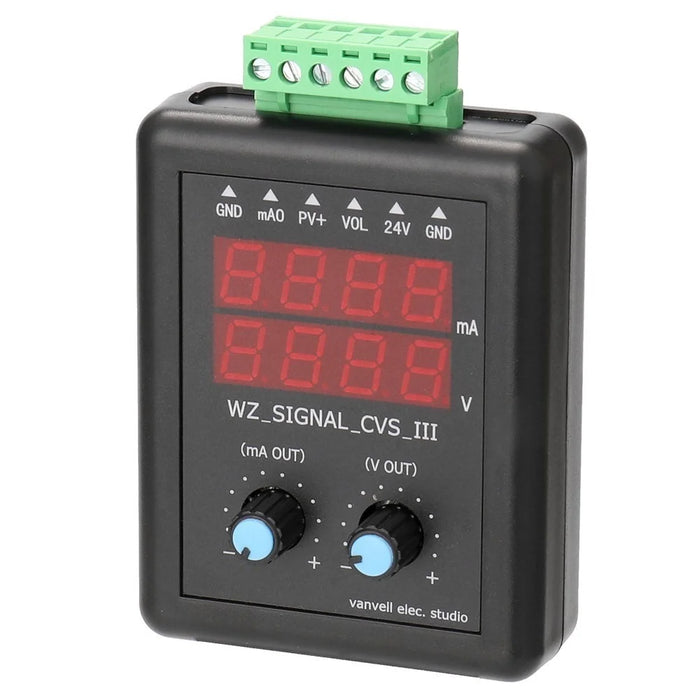 24V Current Voltage Transmitter 4-20mA Signal Generator Signal Calibrator with Display - 1