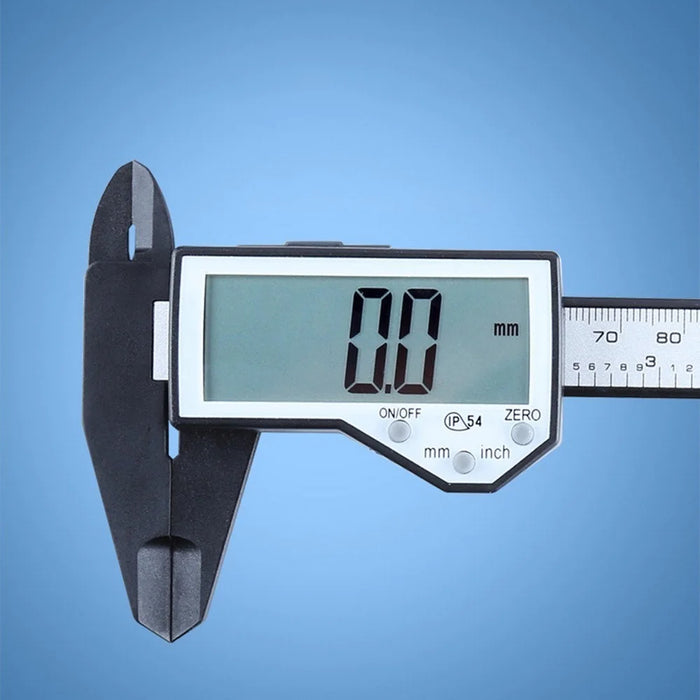Durable IP54 Waterproof Electronic Caliper 0-150mm Digital Display Vernier LCD Large Screen Plastic Caliper for Antique Measuring - 5