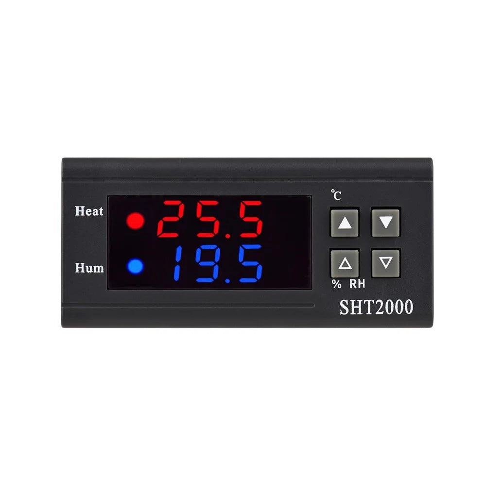 SHT2000 Digital Temperature Humidity Controller Intelligent Temperature Regulator AC 110-220V Refrigerator Thermostat - 2