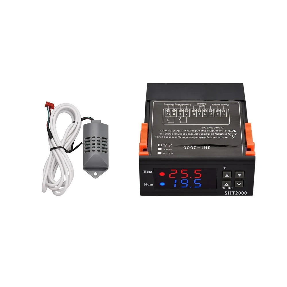 SHT2000 Digital Temperature Humidity Controller Intelligent Temperature Regulator AC 110-220V Refrigerator Thermostat - 7