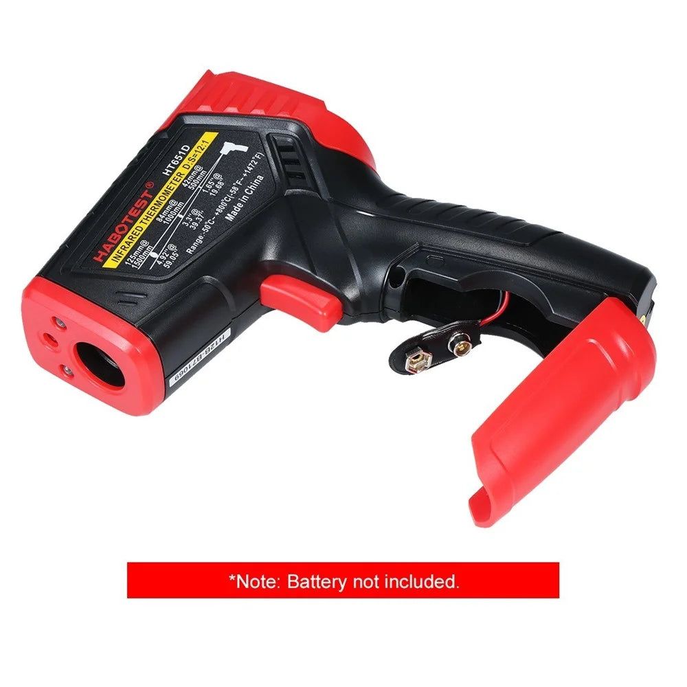 HABOTEST Multi-functional Non-contact Infrared Thermometer High Precision Temp Humidity Dew Point Temperature Meter for HVAC Automotive Mechanics Electricians - 3