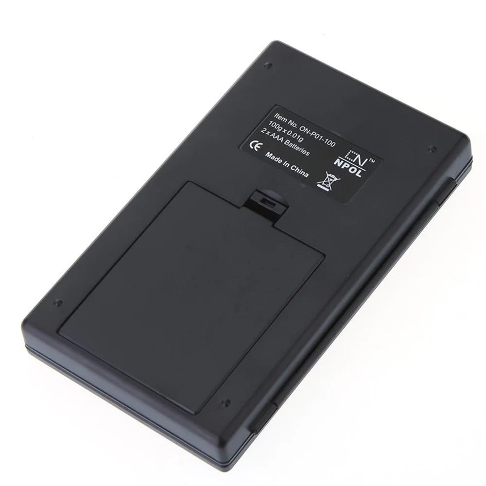 Portable Digital Kitchen Scale High Accuracy Jewelry Weight Measuring Tool 100 / 0.01G LCD Pocket Weighing Electronic Scales - 7
